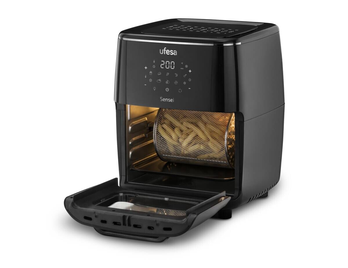 Heißluftfritteuse Sensei 38545 schwarz Kunststoff B/H/L: ca. 37x38x45 cm ca. 12 l