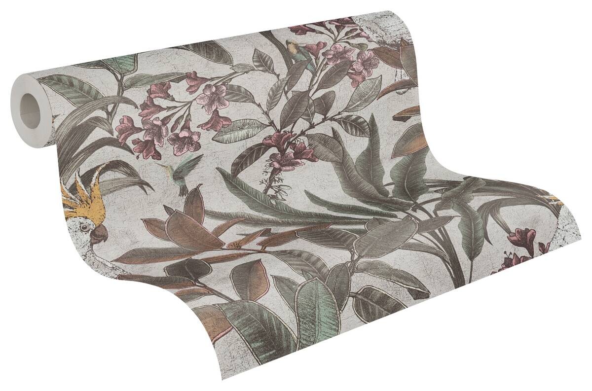 A.S.Creation Vliestapete creme rosa B/H/D: ca. 53x1005x8 cm