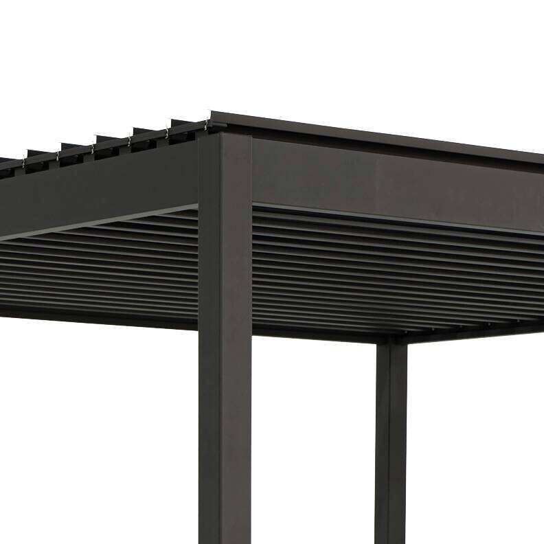 Mirador Pergola Basic anthrazit Aluminium B/H/L: ca. 360x240x300 cm