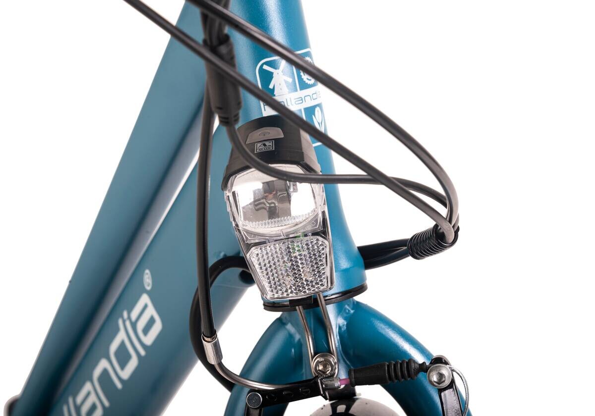 Hollandia City E-Bike Optima Basic KS188E 28 Zoll Rahmenhöhe 44 cm 7 Gänge türkis türkis ca. 250 W ca. 36 V ca. 28 Zoll