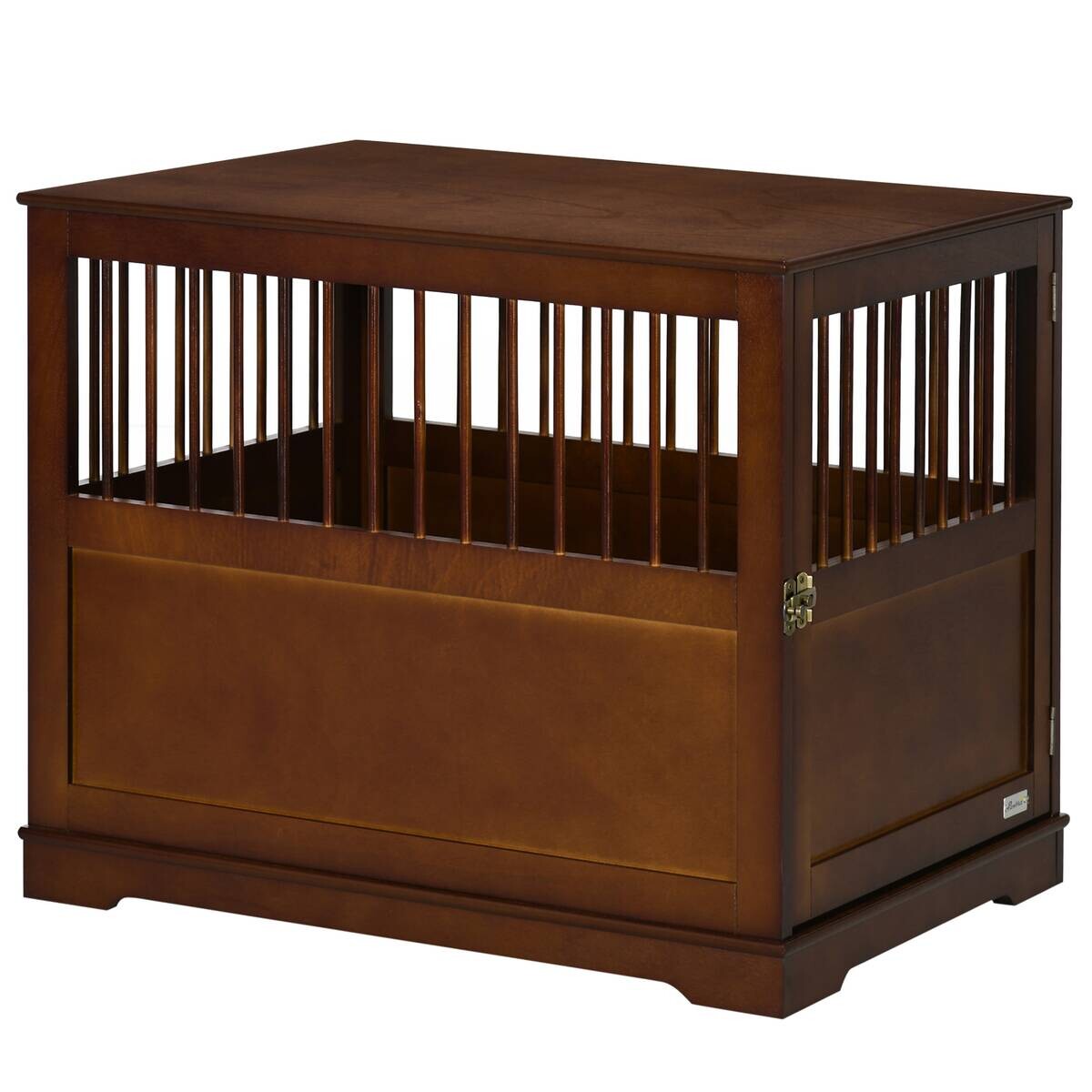 PawHut Hunde-Zubehör braun Edelstahl B/H/L: ca. 59,5x80,5x67,5 cm