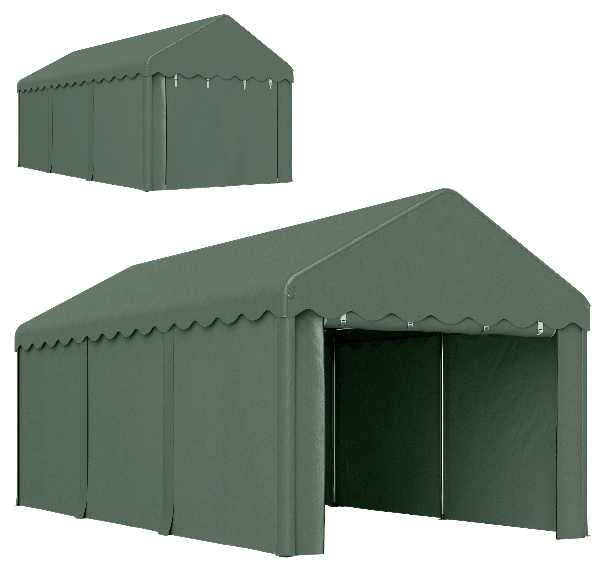 Outsunny Carport B/H/L: ca. 300x280x594 cm