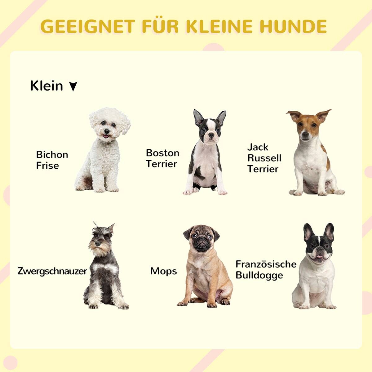 PawHut Hunde-Zubehör weiß Holz B/H/L: ca. 58x71x77 cm