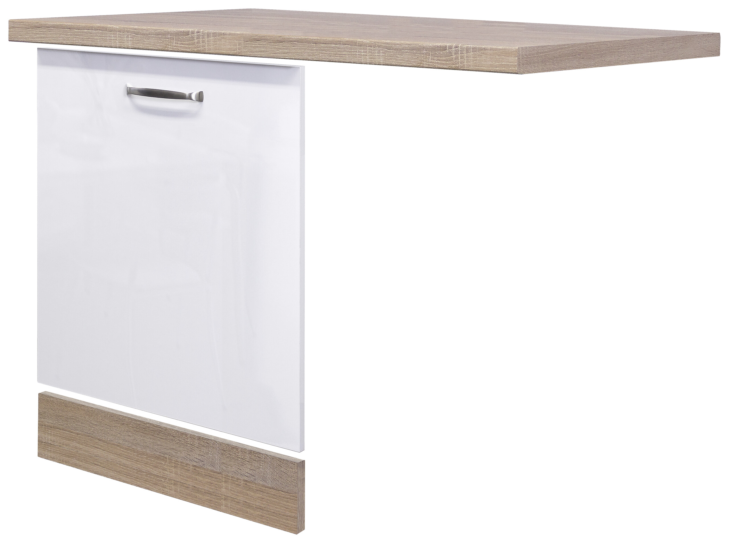 Geschirrspüler- Frontset Valero weiß Hochglanz B/H/T: ca. 110x86x60 cm