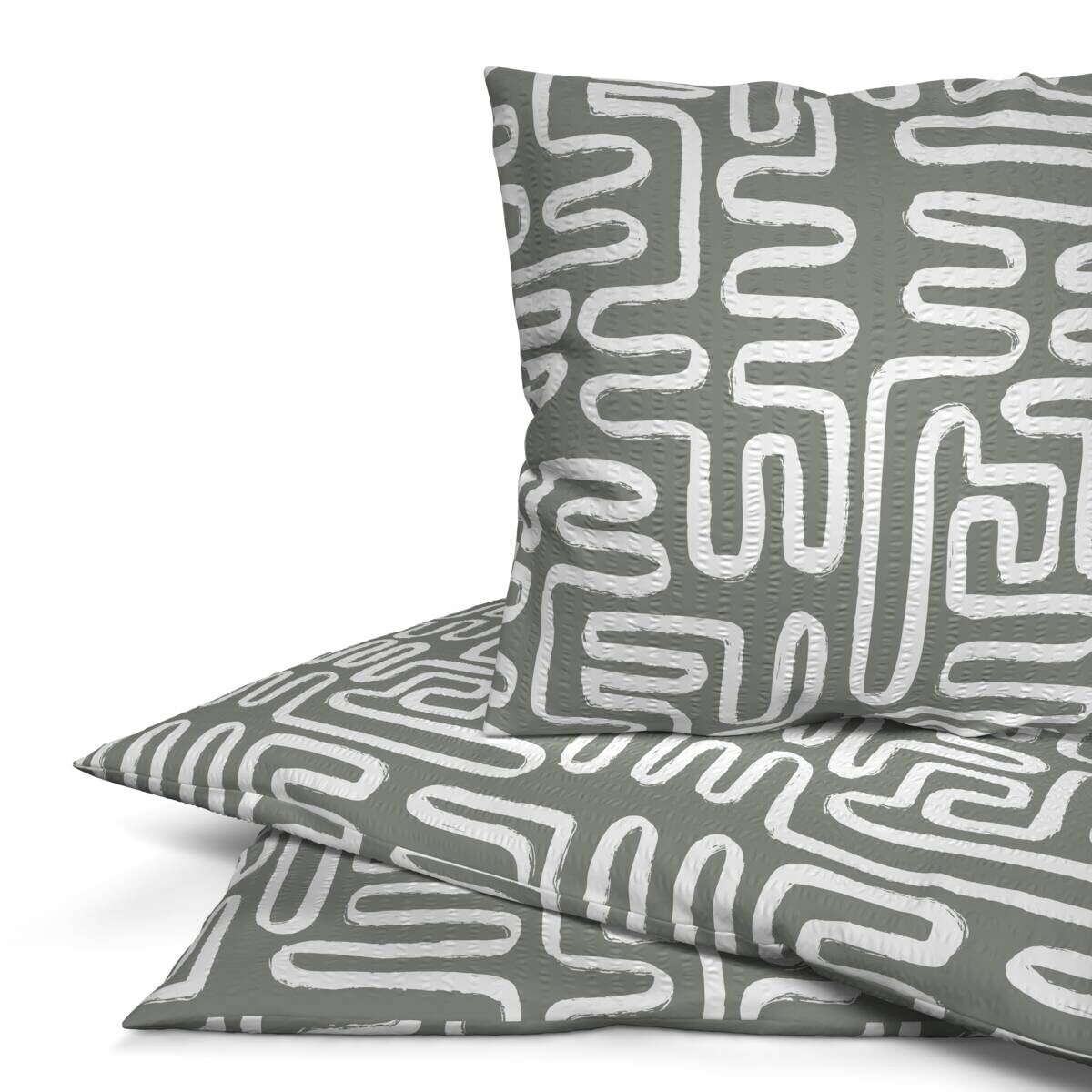 Microfaser Bettwäsche Seersucker