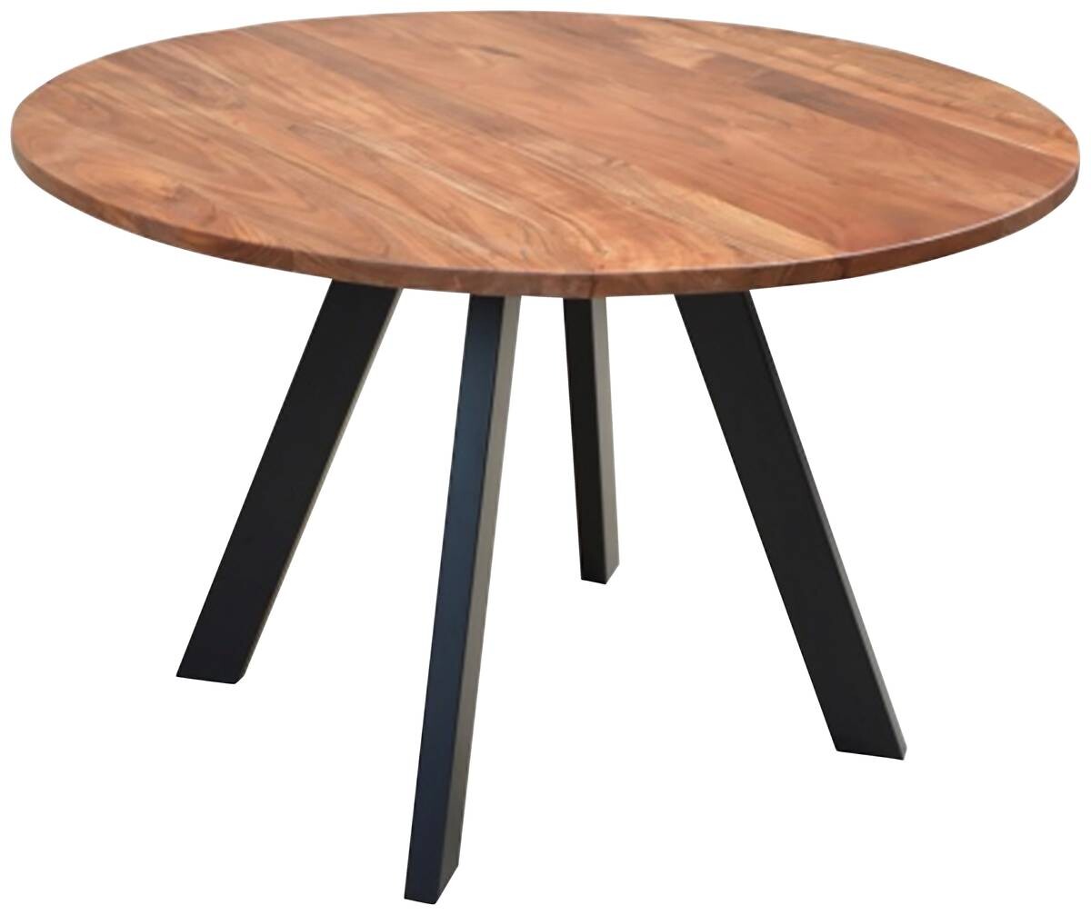 Tisch TARA natur schwarz pulverbeschichtet