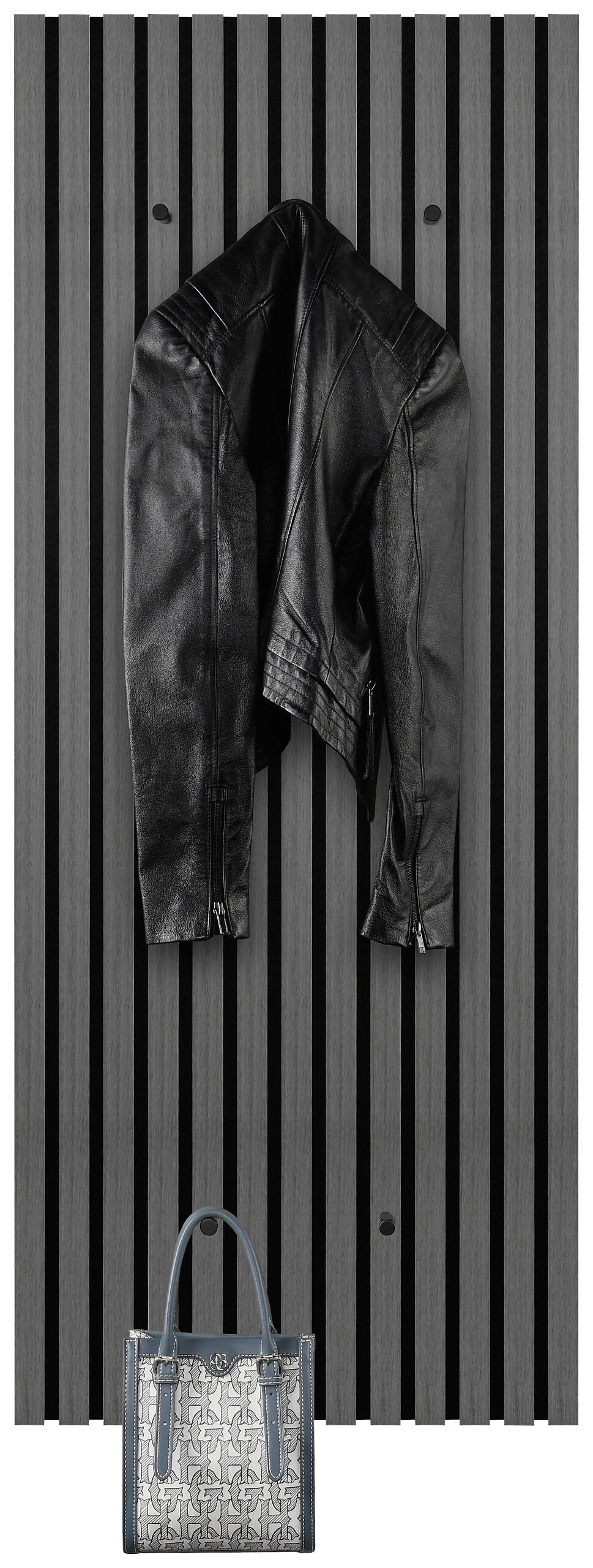 Garderobenpaneel Grace Eiche dunkel Nachbildung B/H/T: ca. 50x125x7 cm