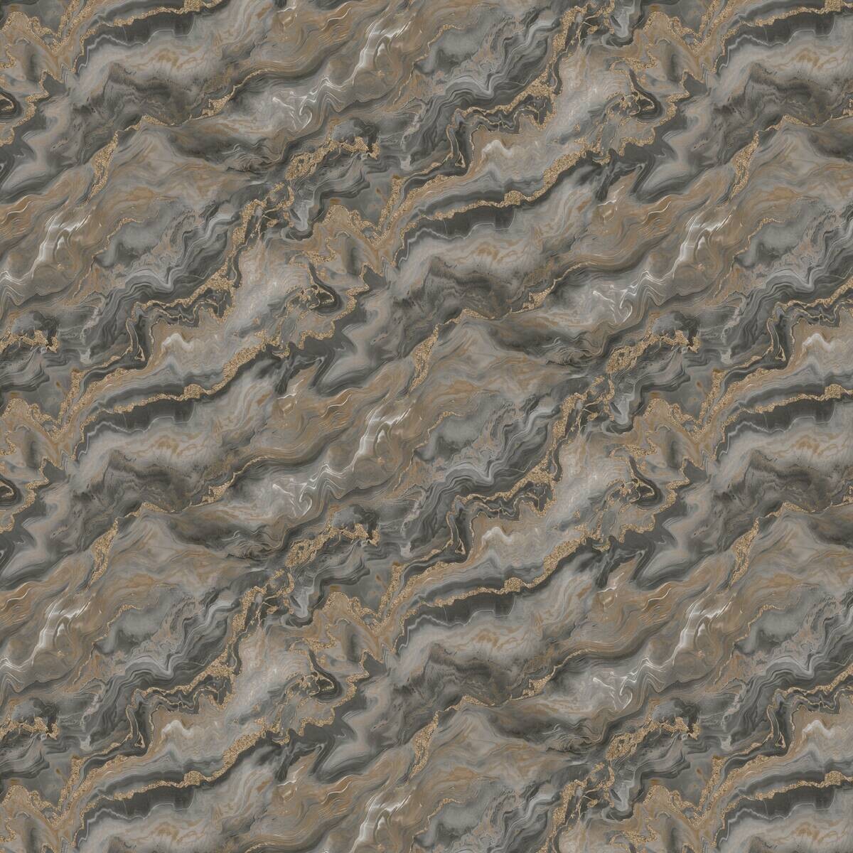 Vliestapete Marmor grau gold B/L: ca. 53x1005 cm