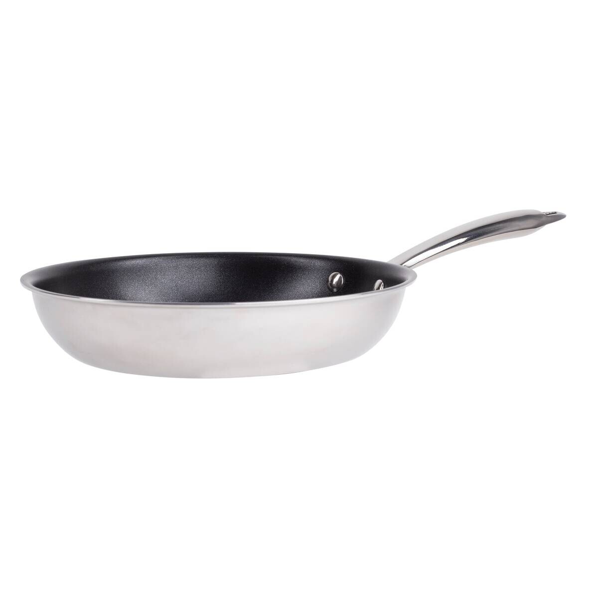 MASTERPRO Pfannenset PURE 3 silber Edelstahl 2 tlg.