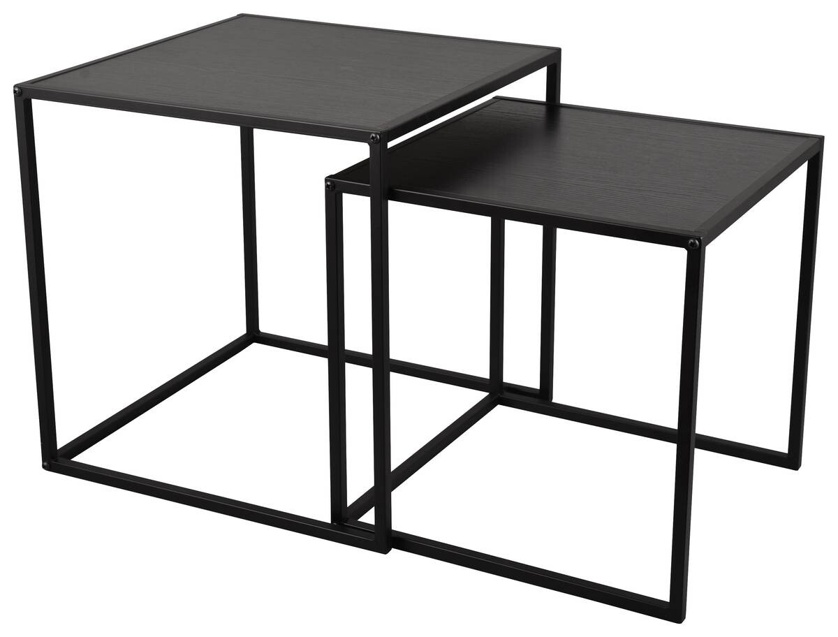 Beistelltisch Judith schwarz Metall