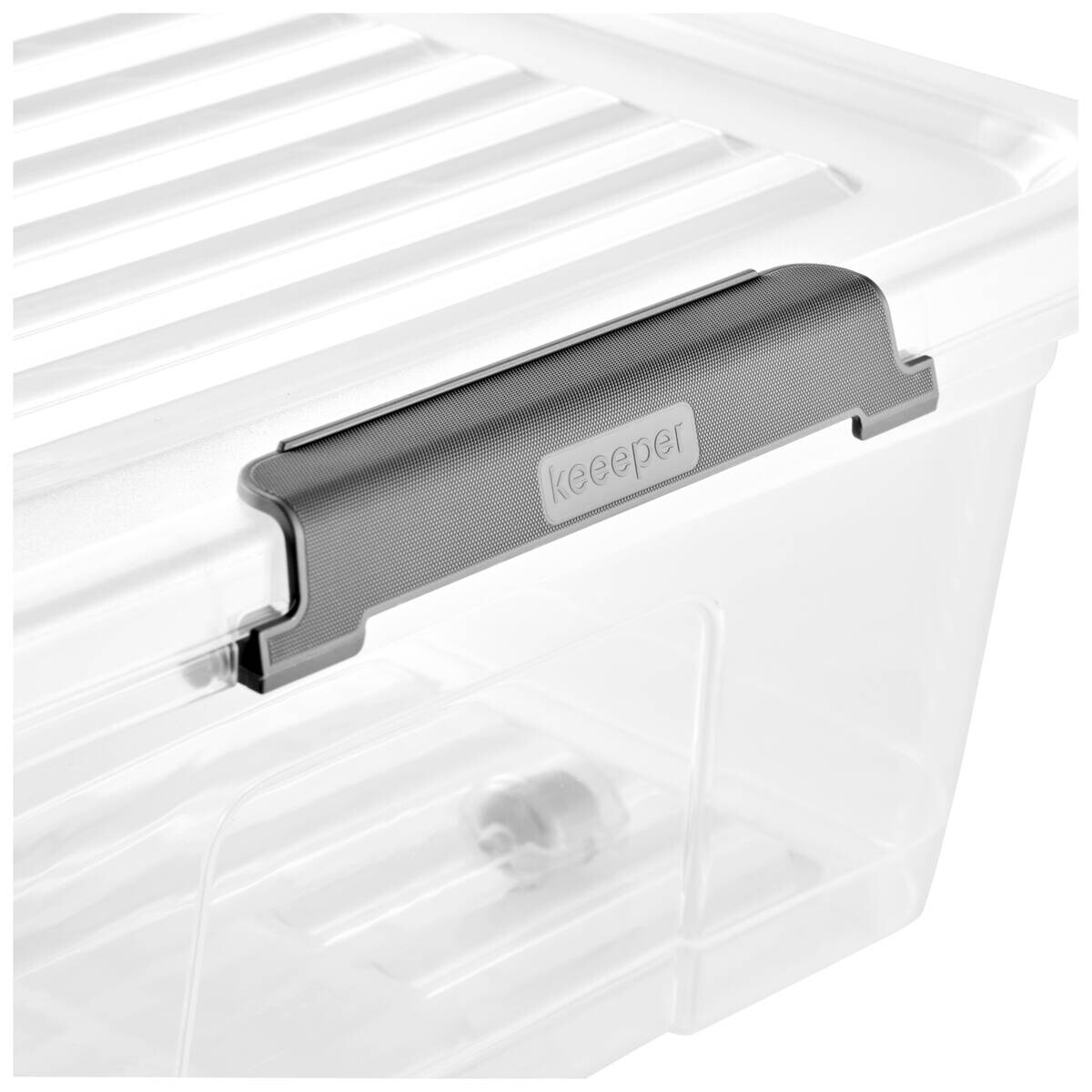 Aufbewahrungsbox transparent B/T/L: ca. 38x77x38 cm