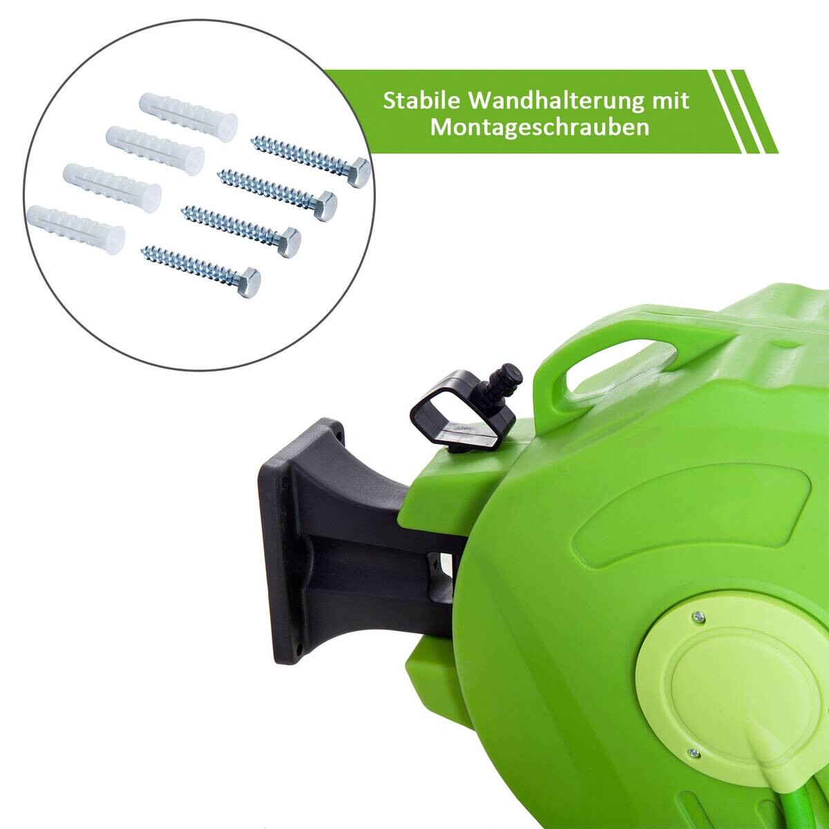 Outsunny Schlauchaufroller schwenkbar