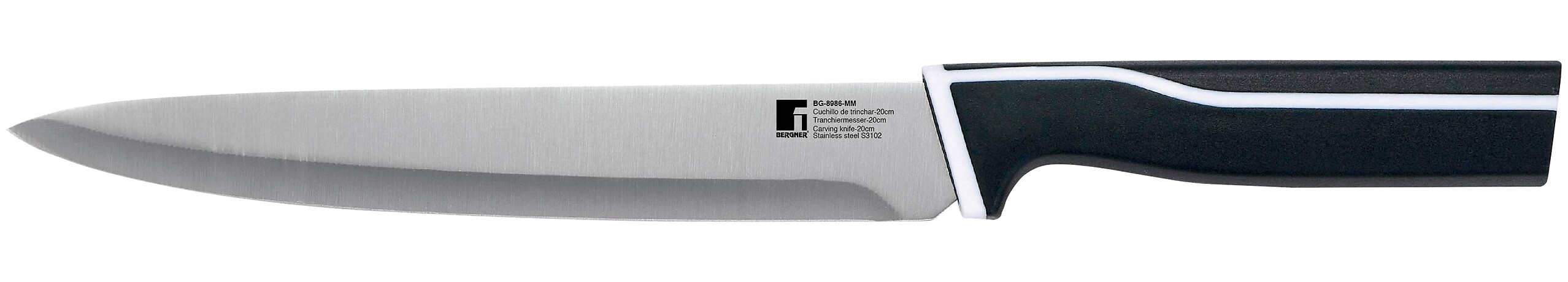 BERGNER Messerset Kyoto schwarz Edelstahl 5 tlg.