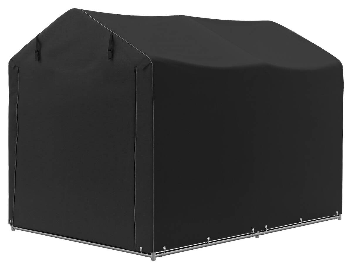 Outsunny Gerätezelt schwarz Polyethylen B/H/L: ca. 157x165x220 cm