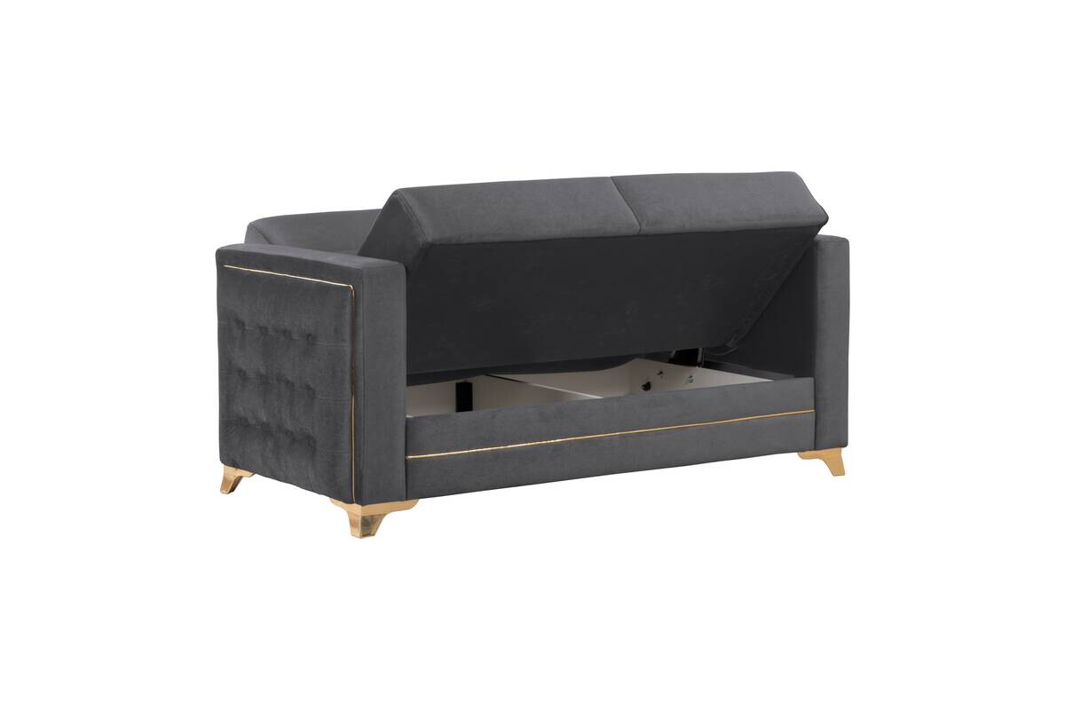 Sofa 3-2-1 Cavana grau Microfaser