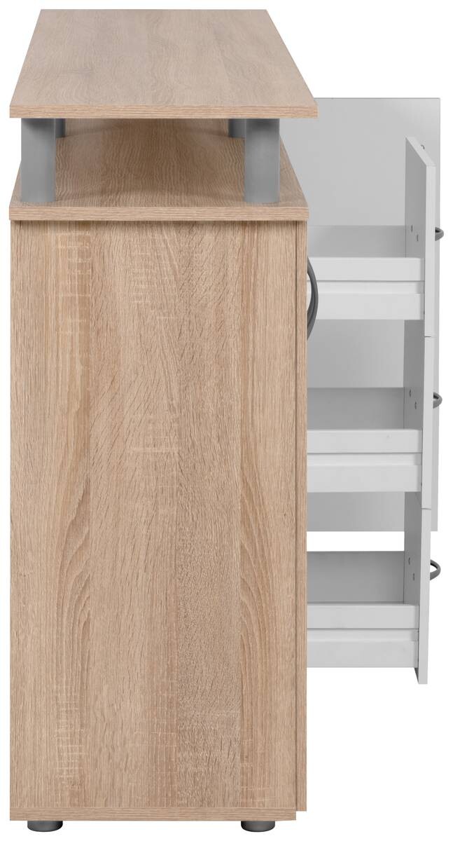 Megakommode Nevada Eiche Sonoma Nachbildung B/H/T: ca. 155x84x35 cm