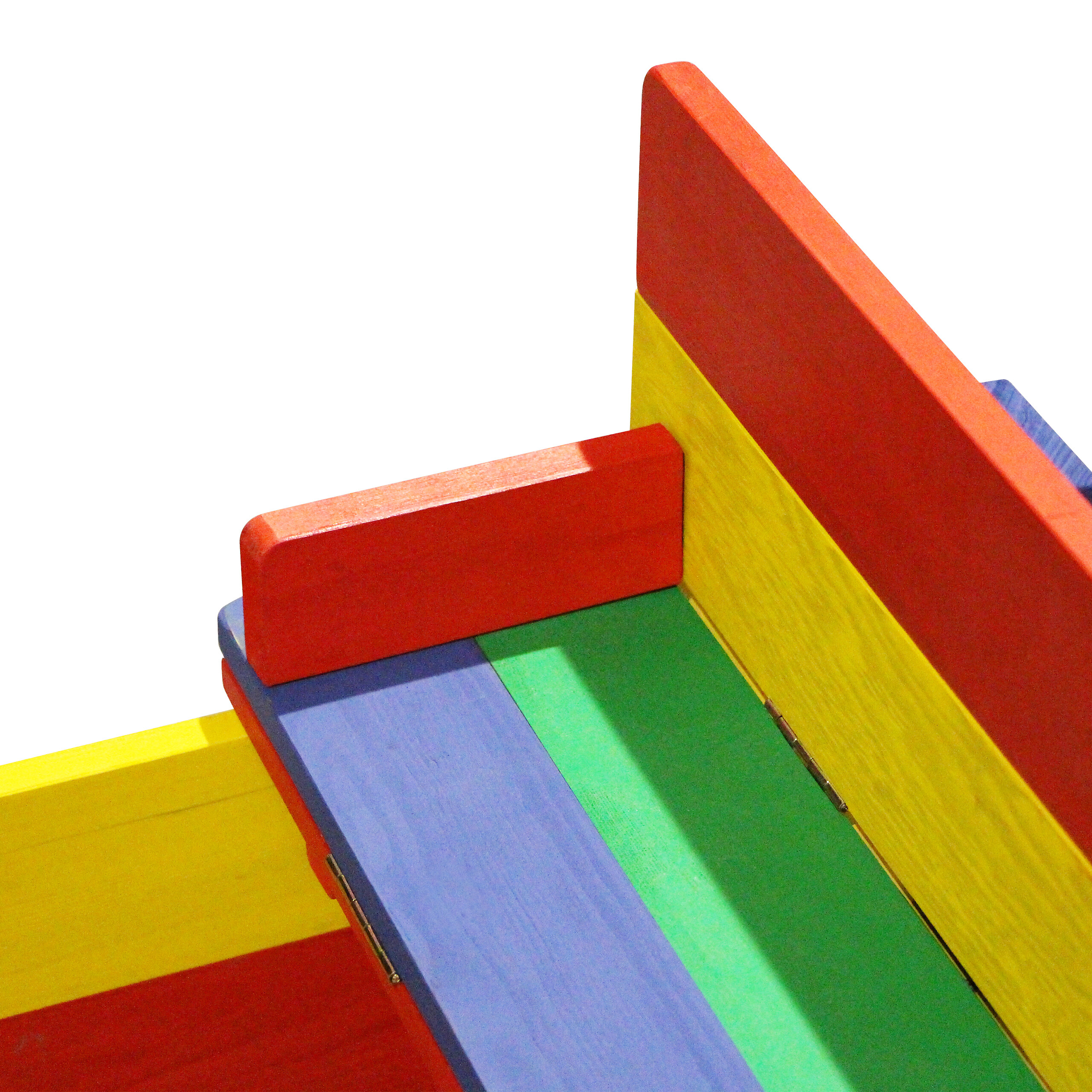 AXI Sandkasten Ella blau Holz B/H/L: ca. 95x20x100 cm