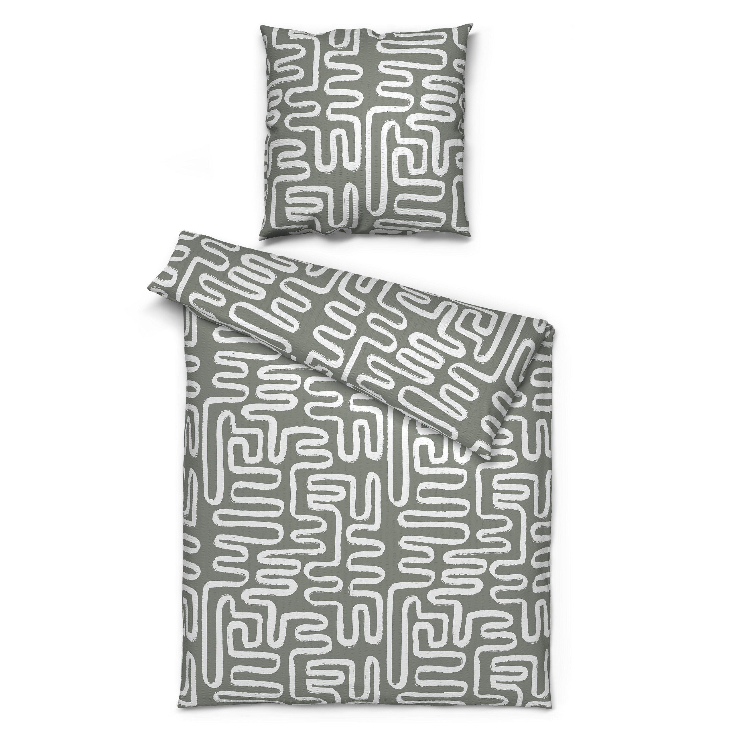 Microfaser Bettwäsche Seersucker