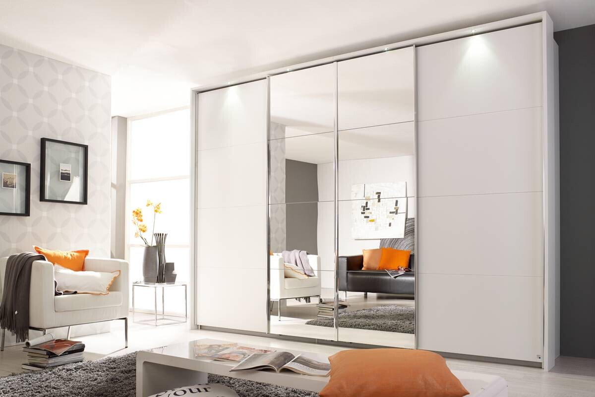 Schwebetürenschrank Syncrono Alpinweiß B/H/T: ca. 315x228x57 cm Schwebetürenschrank Syncrono Alpinweiß B/H/T: ca. 315x228x57 cm