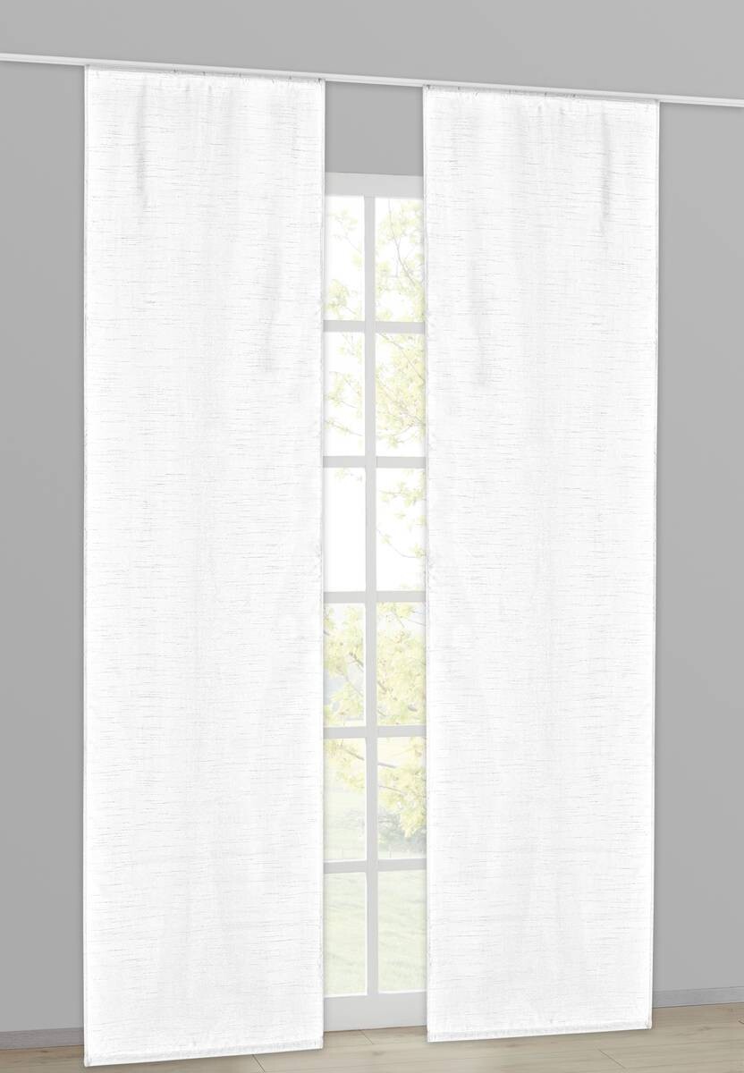 Acus Schiebevorhang Taifun weiß B/L: ca. 60x245 cm