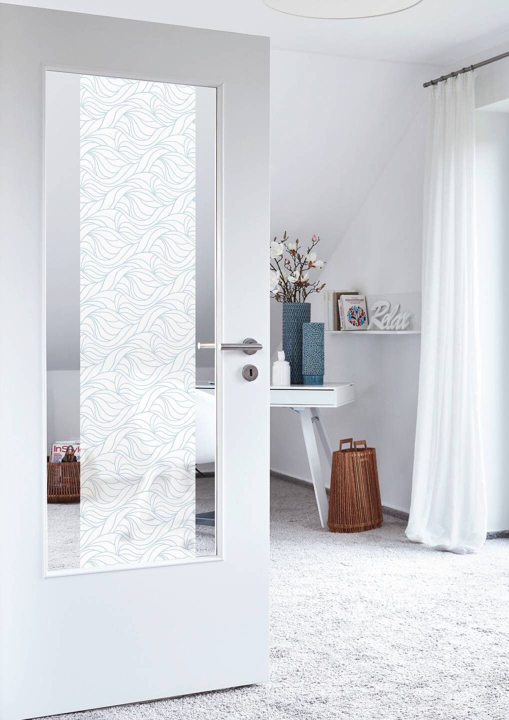 d-c-fix Fensterfolie weiß transparent B/L: ca. 45x150 cm