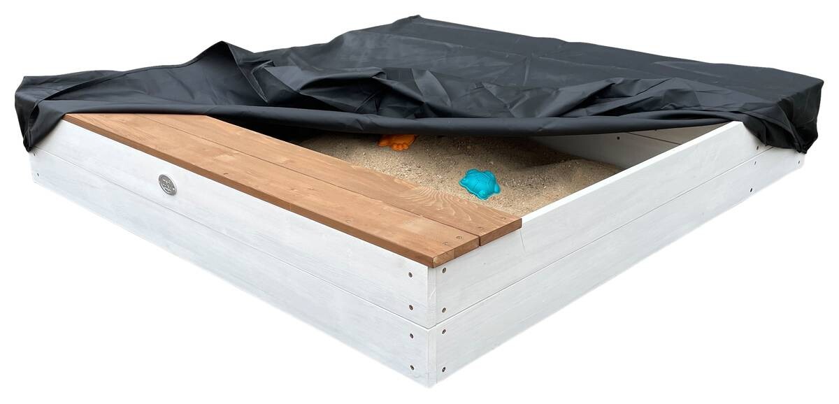 AXI Sandkasten Evy weiß B/H/T: ca. 117x18,7x119 cm