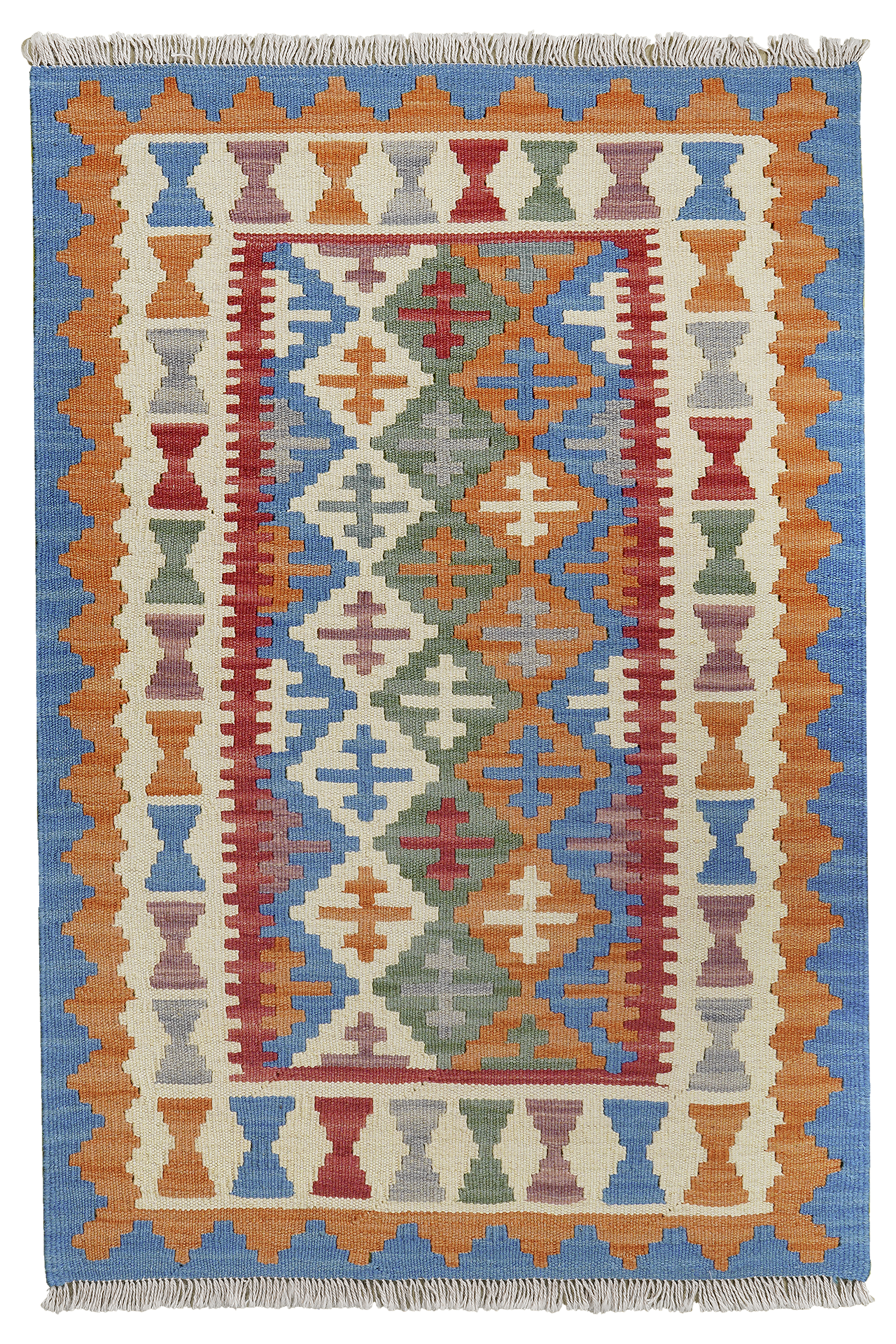 PersaTepp Teppich Kelim Gashgai beige B/H/L: ca. 84x1x124 cm PersaTepp Teppich Kelim Gashgai beige B/H/L: ca. 84x1x124 cm