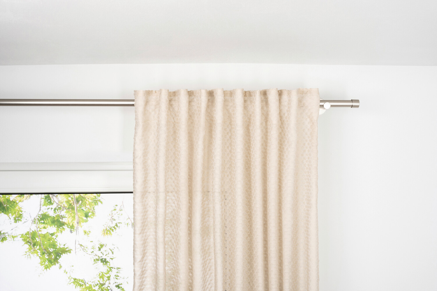 Kombivorhang 2er Pack Dot sand B/L: ca. 135x245 cm