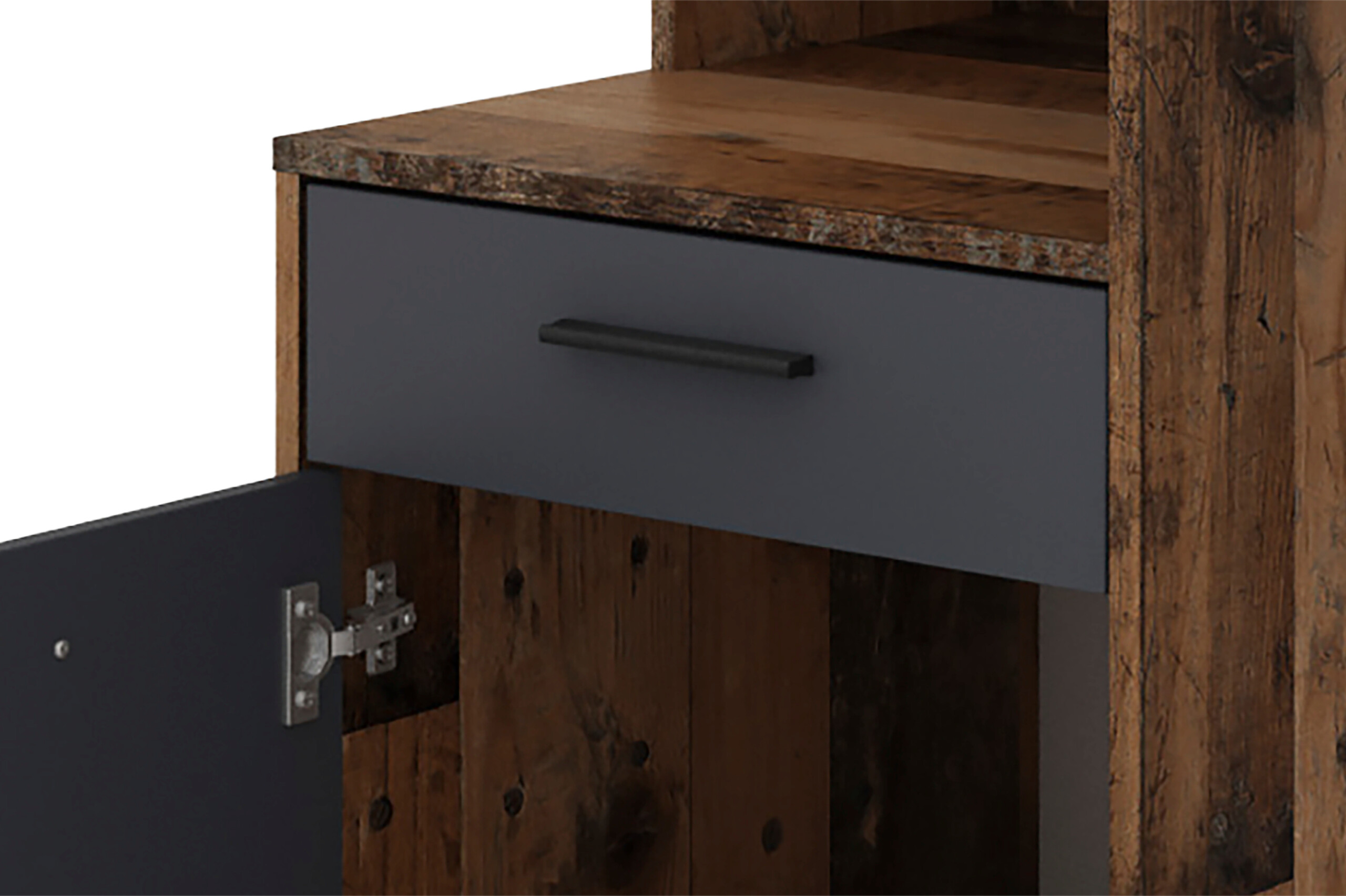 Schreibtisch LOUIS anthrazit B/H/T: ca. 140x89x55 cm