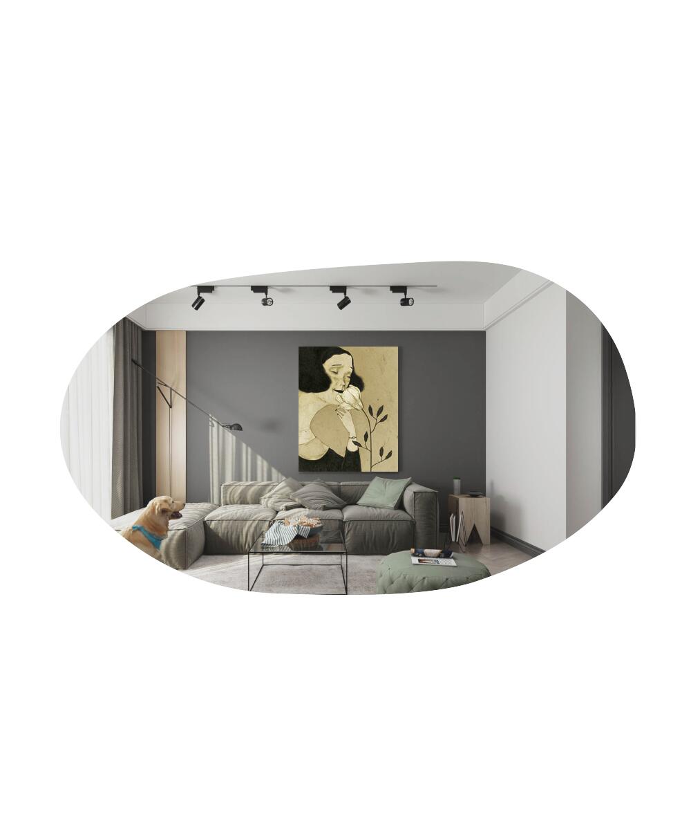 moebel17 Wandspiegel Vanomi B/H/T: ca. 52x89x3,5 cm