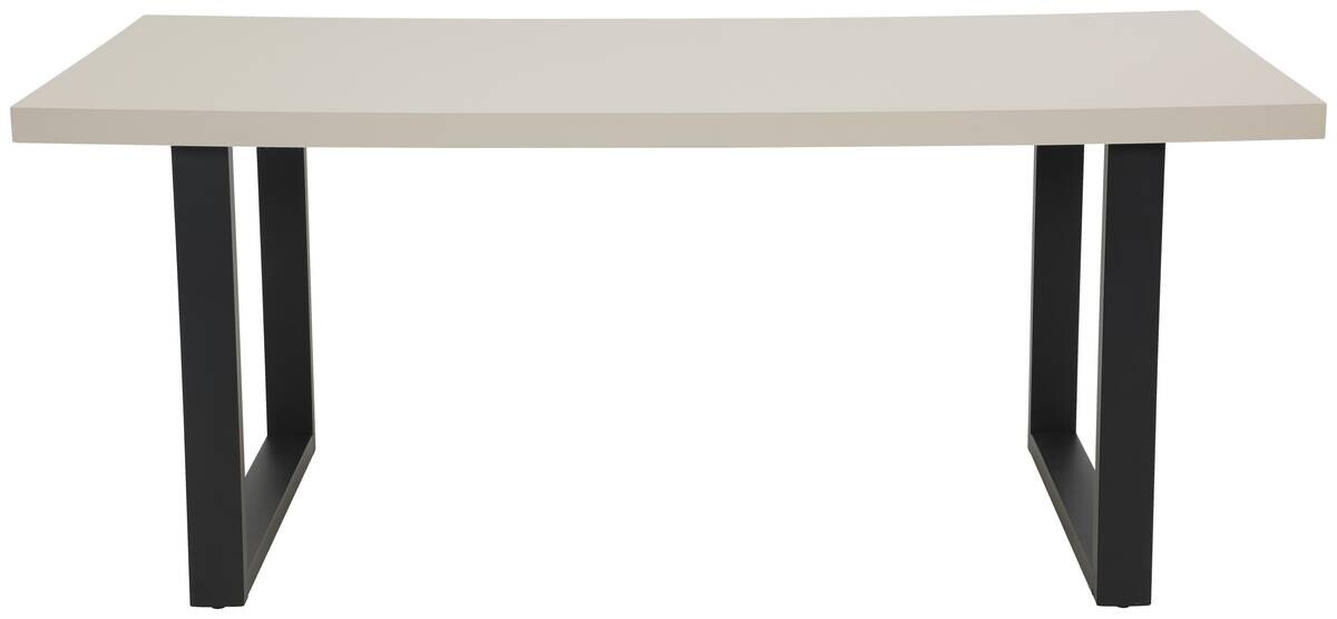 Esstisch Meran schwarz Cashmere B/H/T: ca. 180x76x90 cm