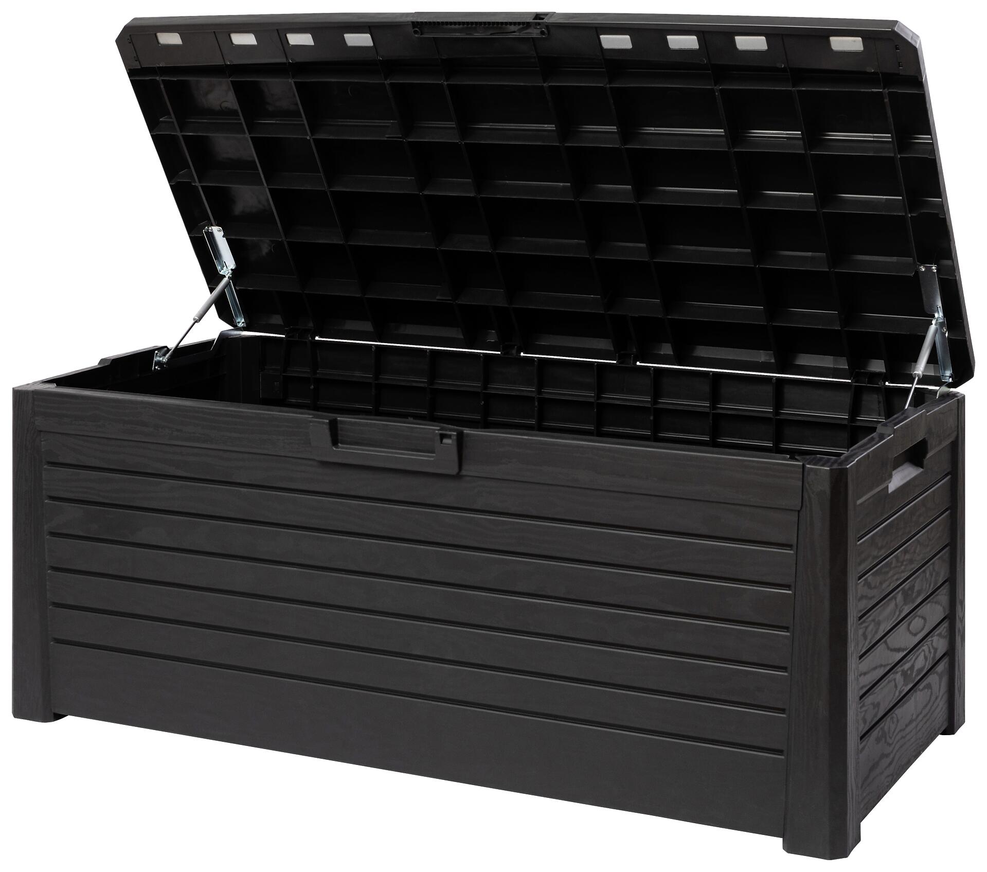 Toomax Aufbewahrungsbox Florida anthrazit Kunststoff B/H/L: ca. 70x60x148 cm