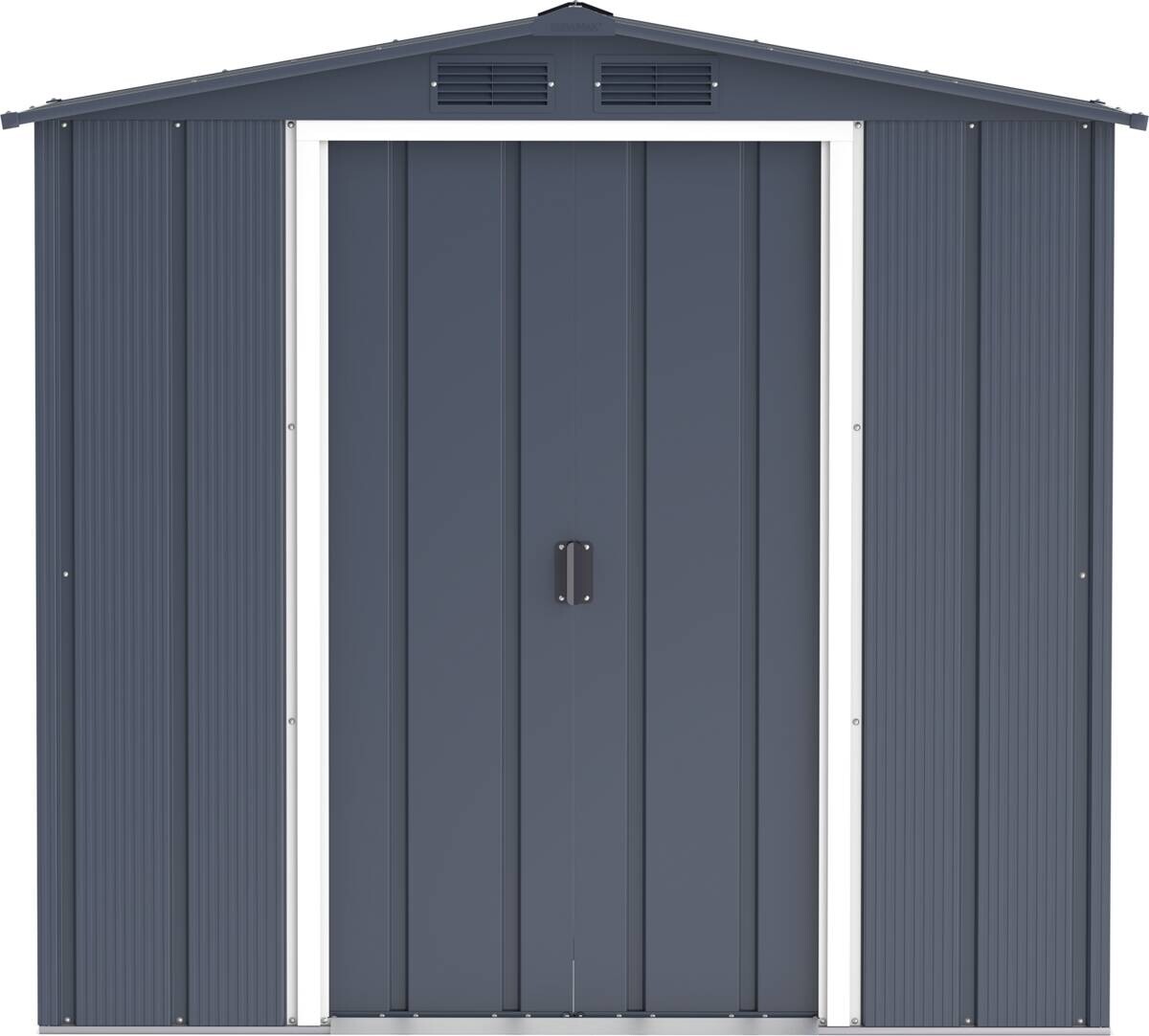 VCM Gerätehaus anthrazit B/H/L: ca. 202x181x113 cm