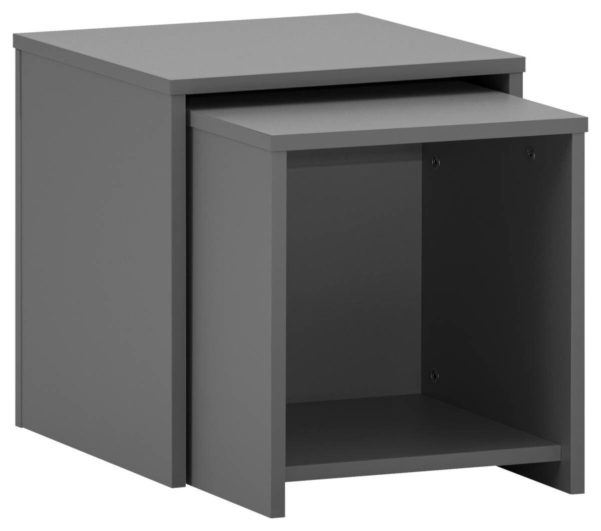 Möbelpartner Couchtisch Smash anthrazit B/H/T: ca. 40x42x40 cm