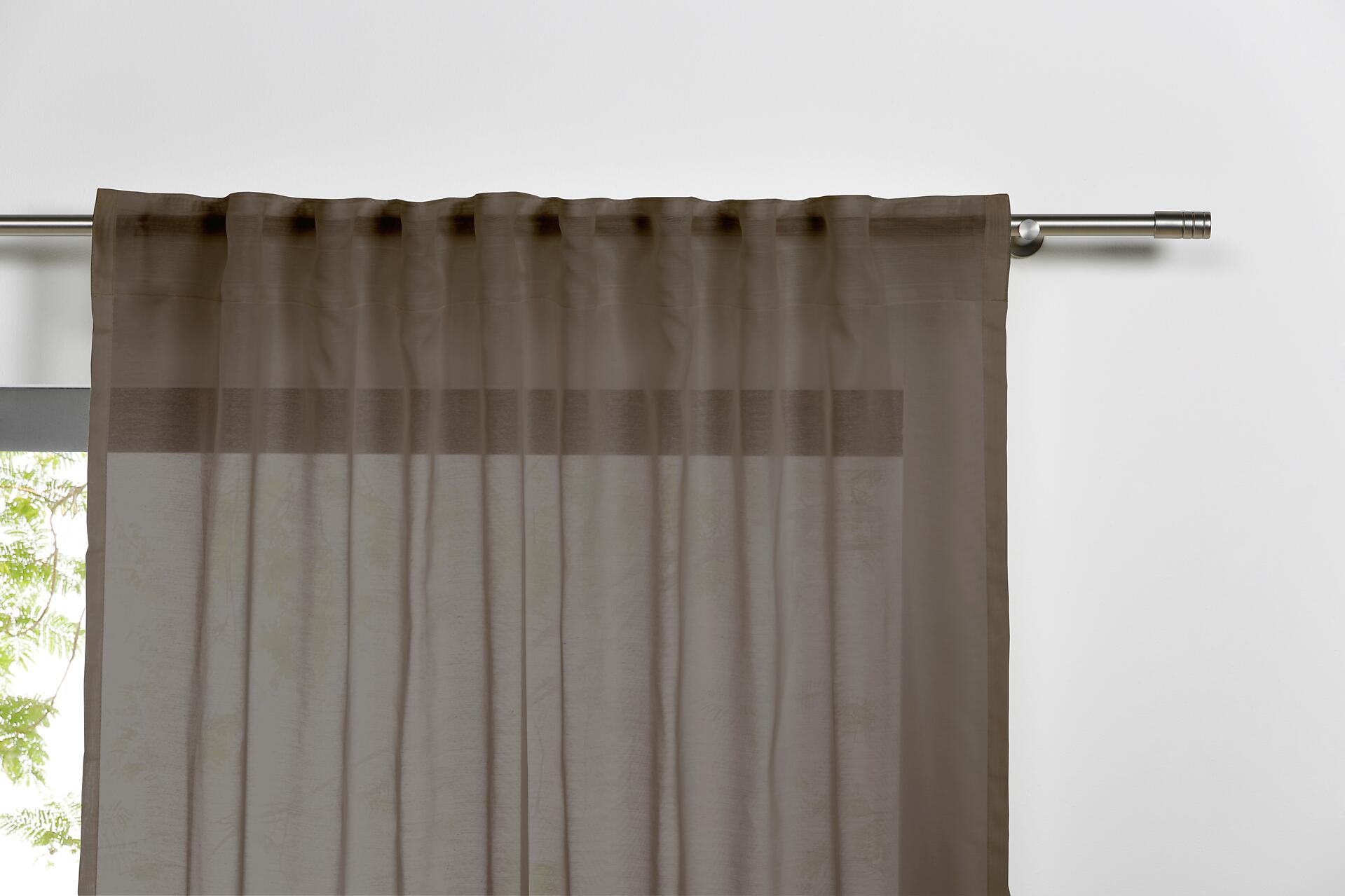 Kombivorhang 2er Pack Pure Cappuccino B/L: ca. 135x245 cm