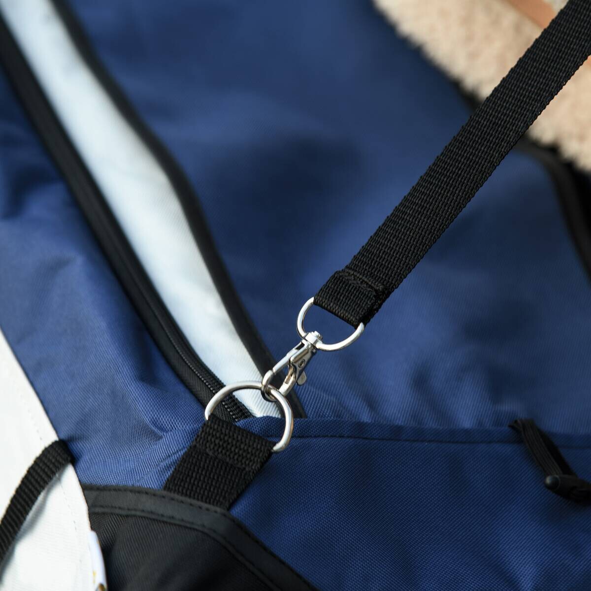 PawHut Hunde-Zubehör blau Polyester B/H/L: ca. 58x81x97,5 cm