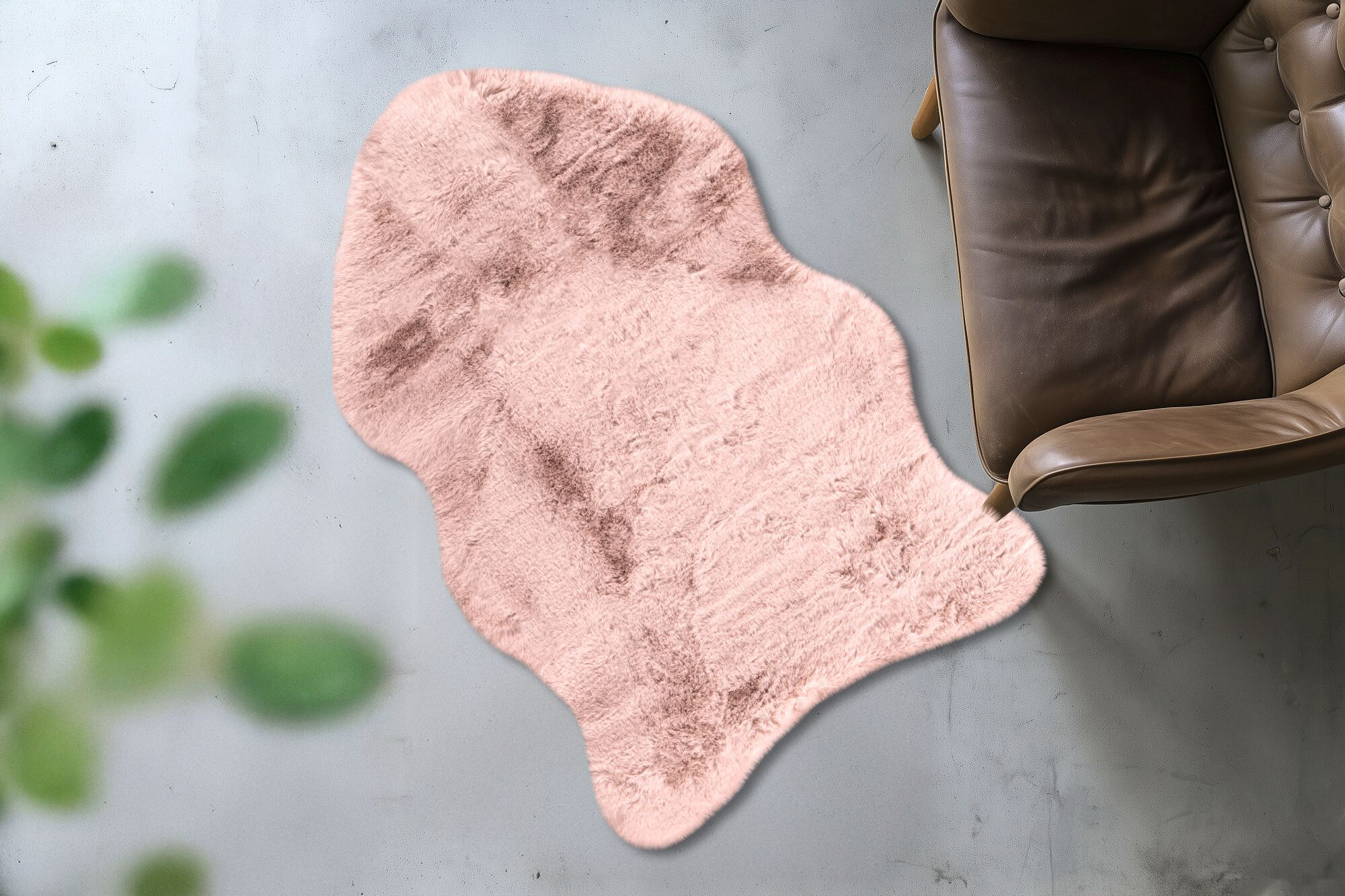 Obsession Teppich Infinity pink B/H/L: ca. 60x6x90 cm