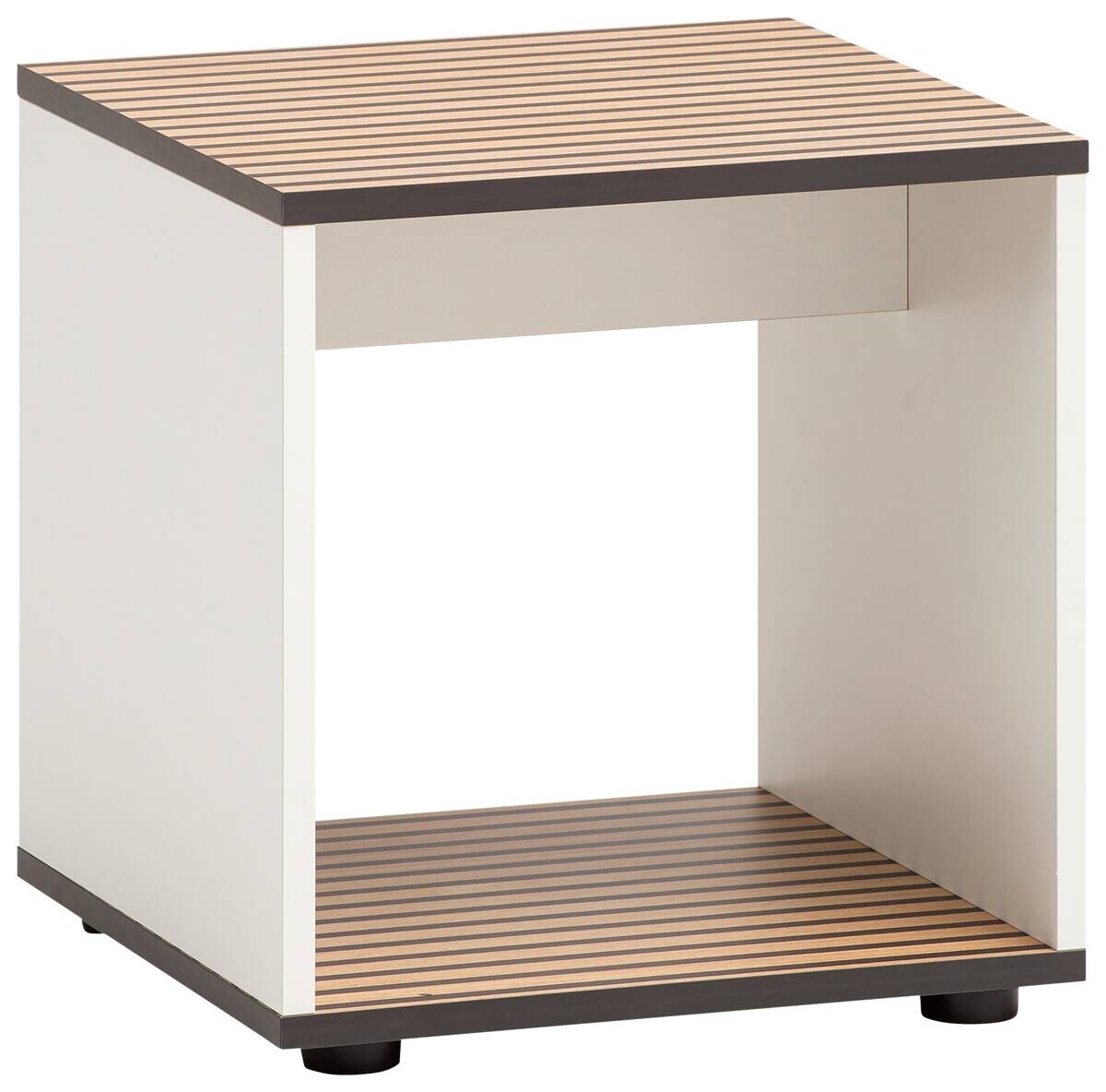 Hocker Katta weiß Lack matt B/H/T: ca. 40x42x40 cm