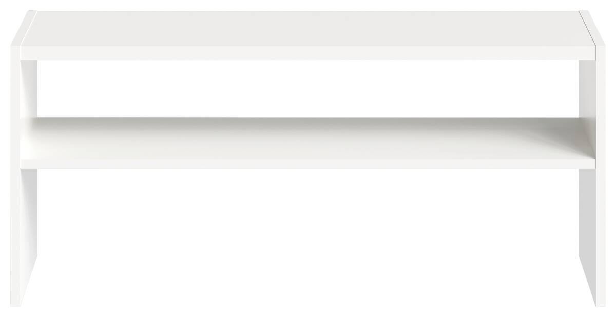 TV-Bank  weiß B/H/T: ca. 94x42x28 cm