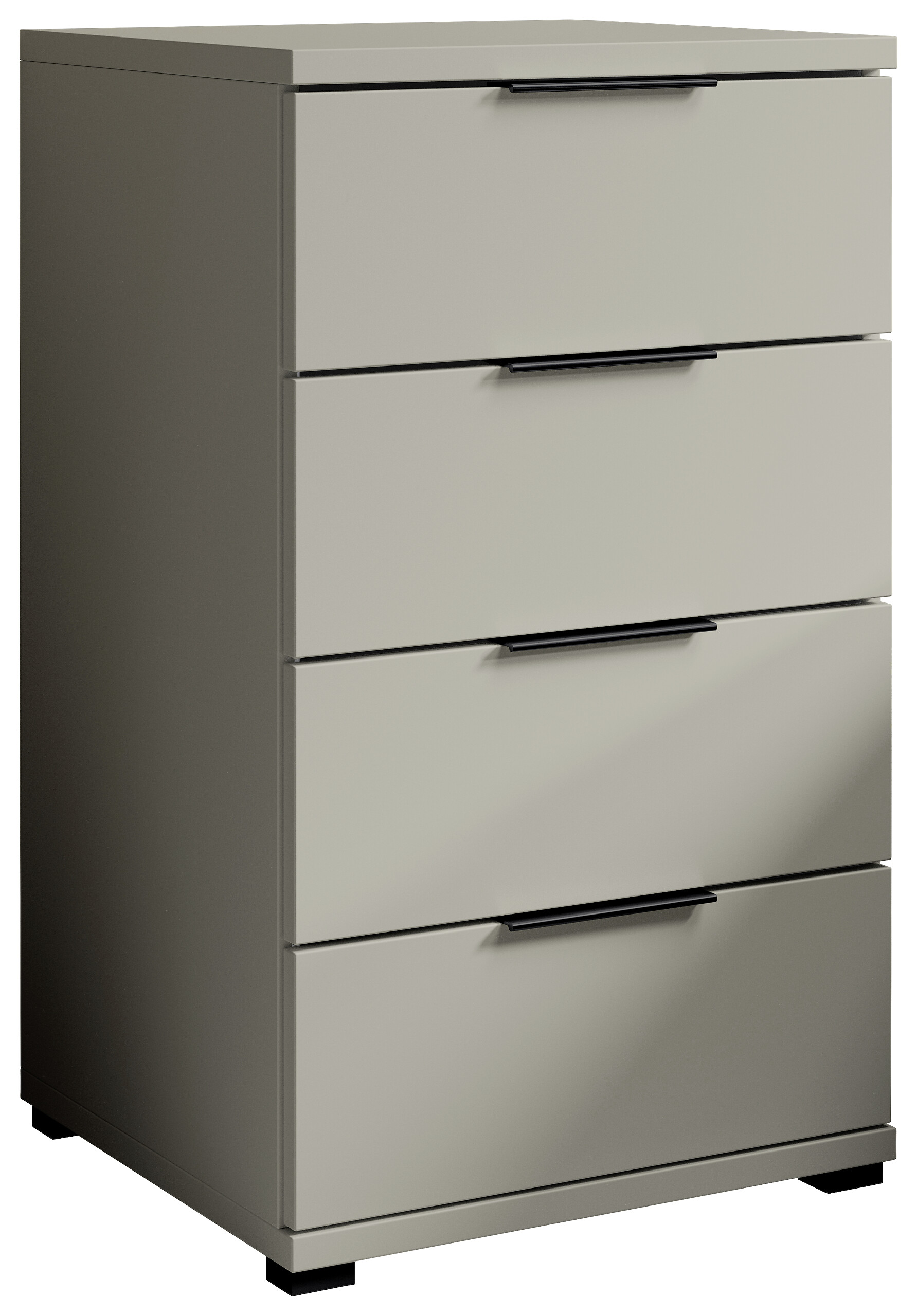 Nachtkonsole Salermo Kaschmirgrau B/H/T: ca. 46x79x42 cm