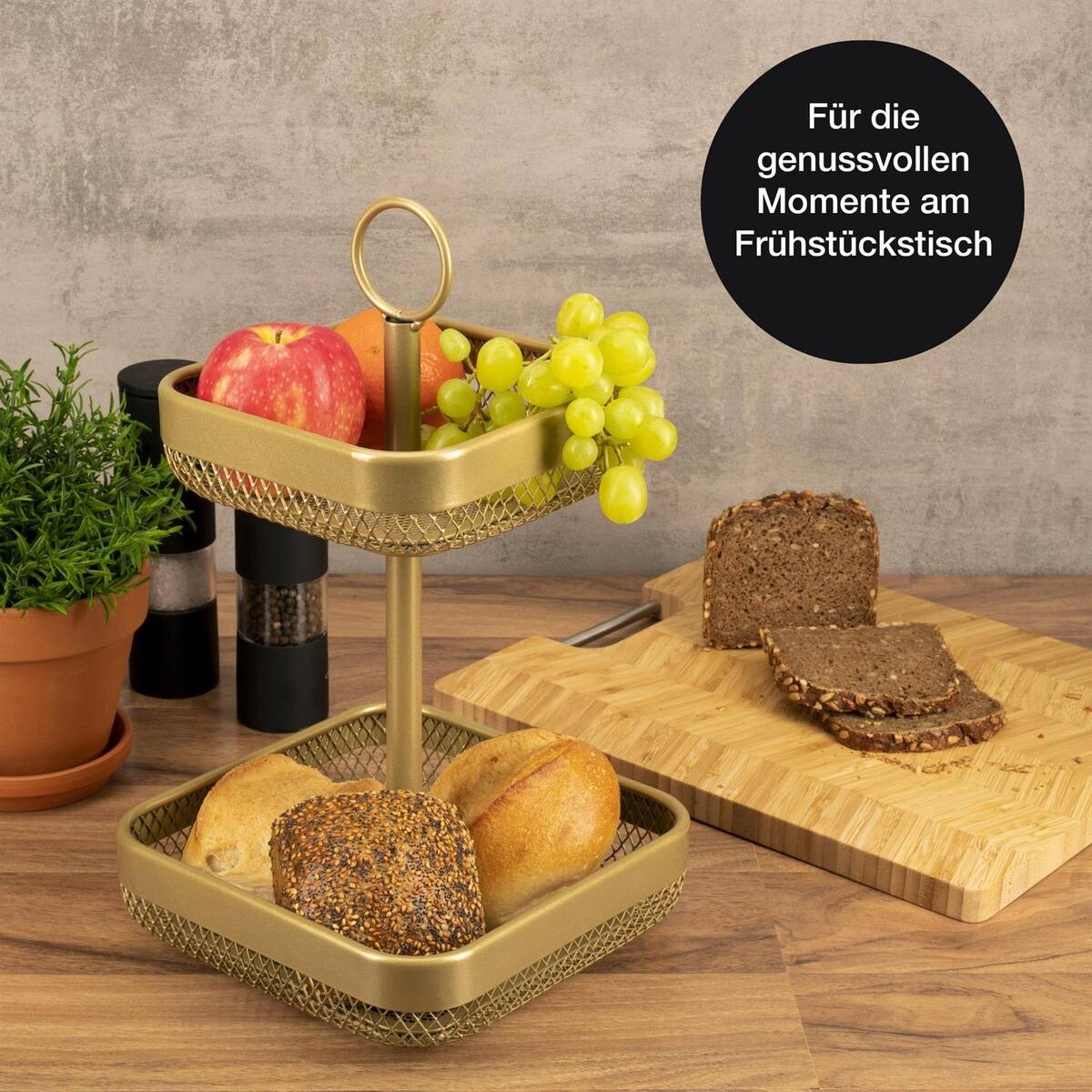 Moritz & Moritz Etagere gold Metall H: ca. 35,5 cm