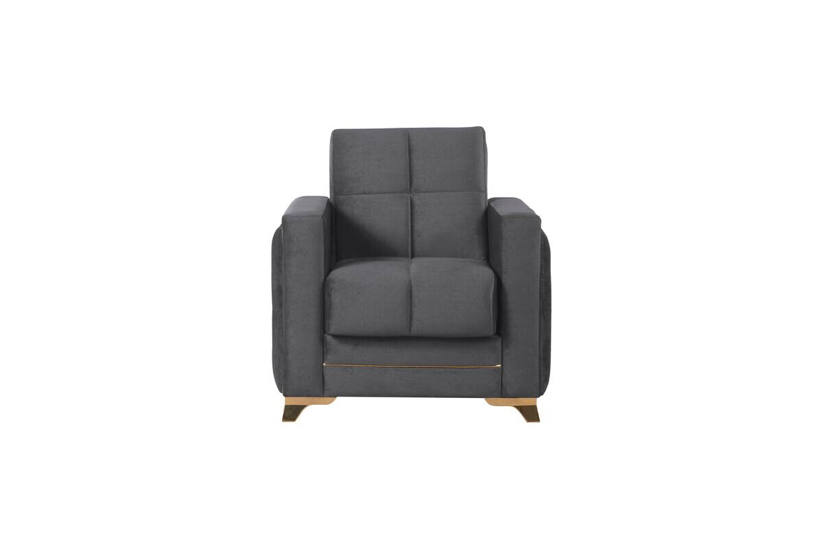 Sofa 3-2-1 Cavana grau Microfaser