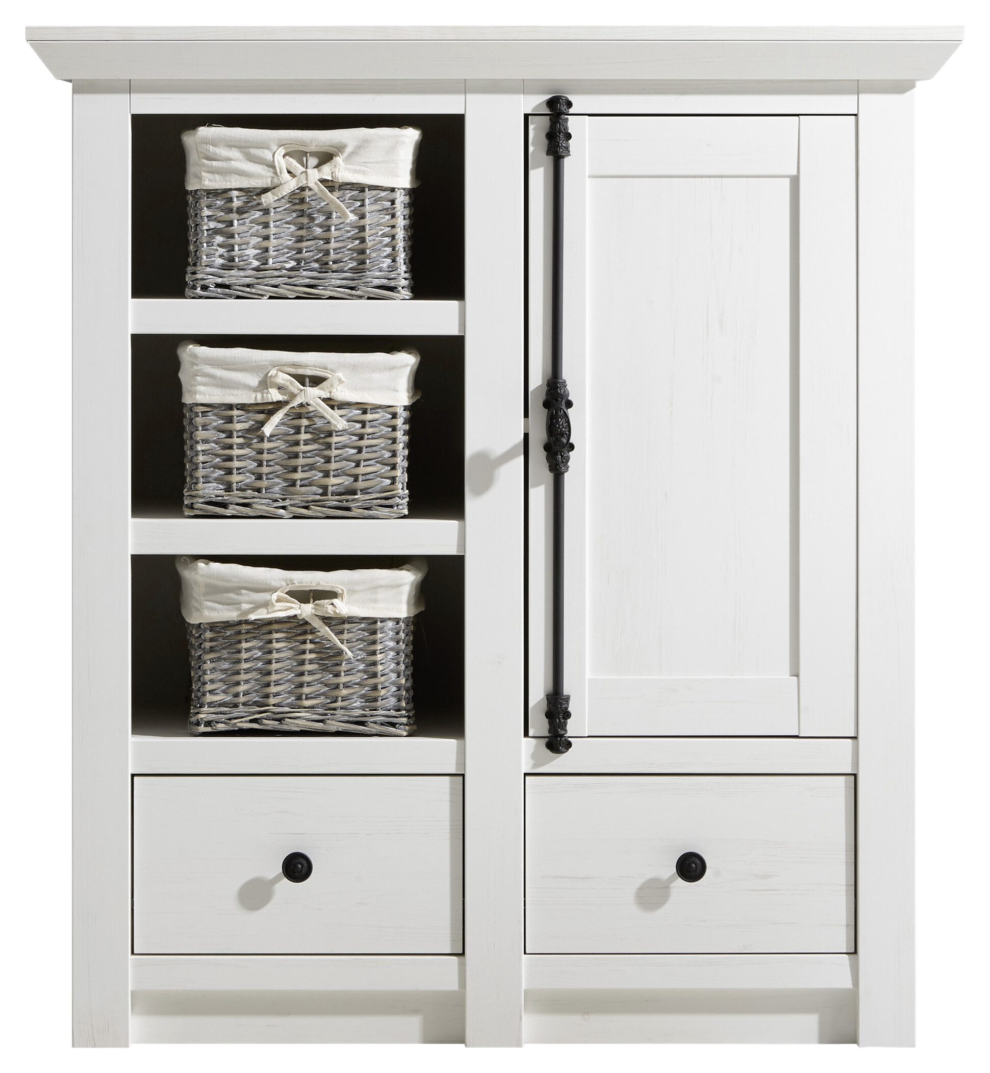 Highboard Westerland weiß B/H/T: ca. 105x115x45 cm