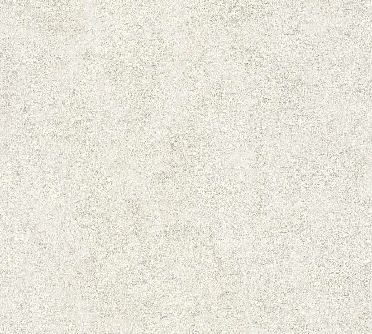 A.S.Creation Vliestapete Blooming Uni creme B/L: ca. 53x1005 cm