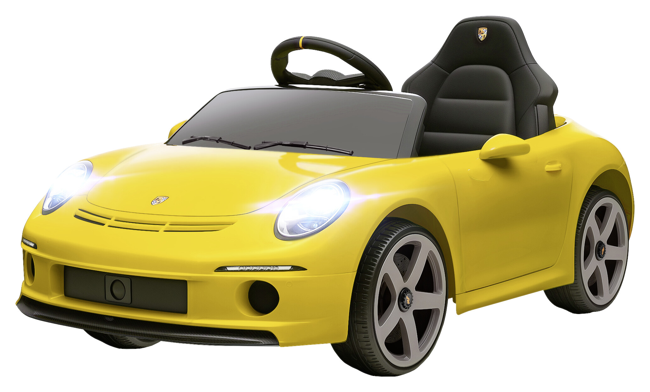 AIYAPLAY Kinder Elektroauto gelb B/H/L: ca. 65,5x47x108 cm