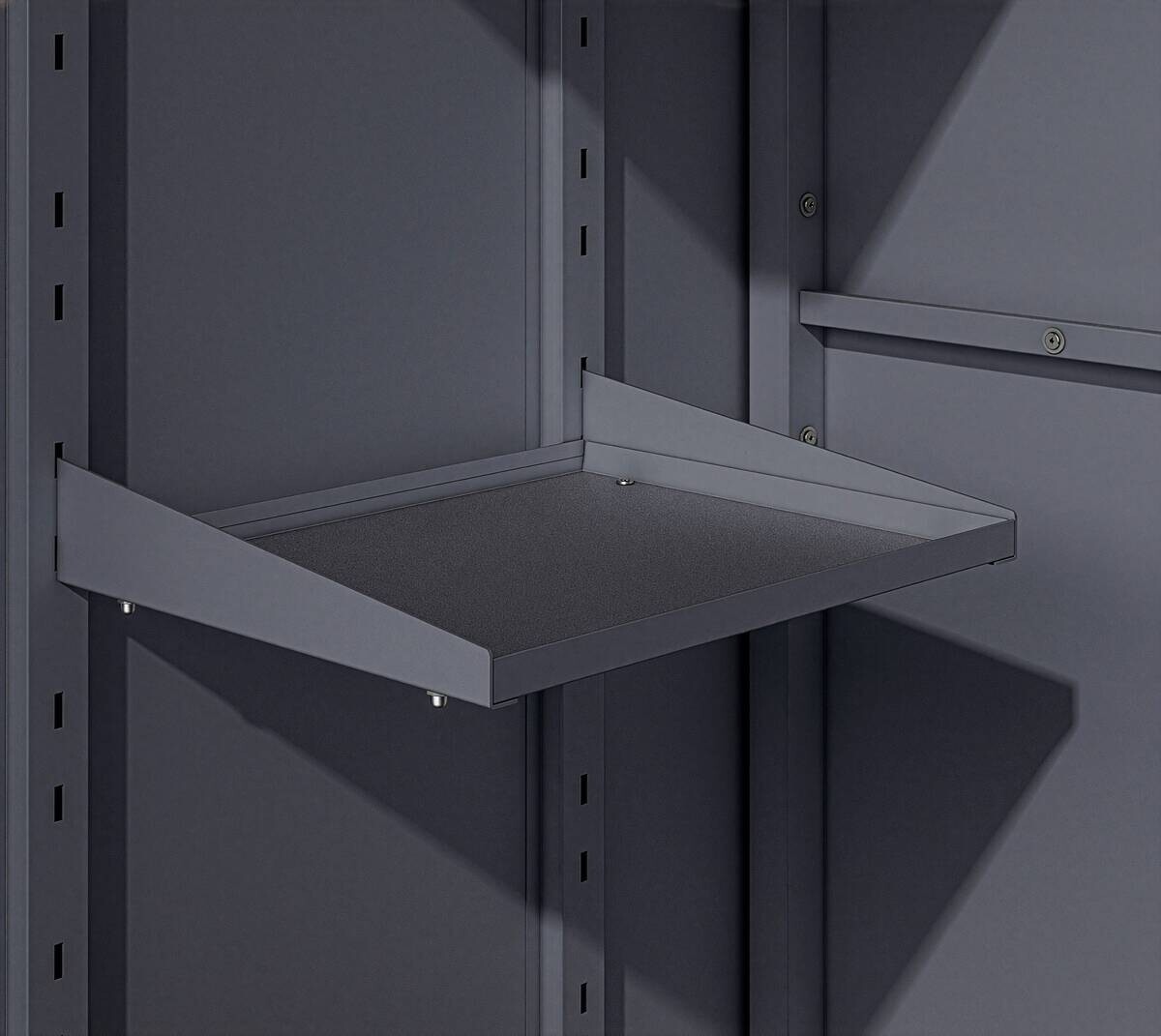 Westmann Gartenschrank Capsa anthrazit Stahl B/H/L: ca. 90x187x65 cm