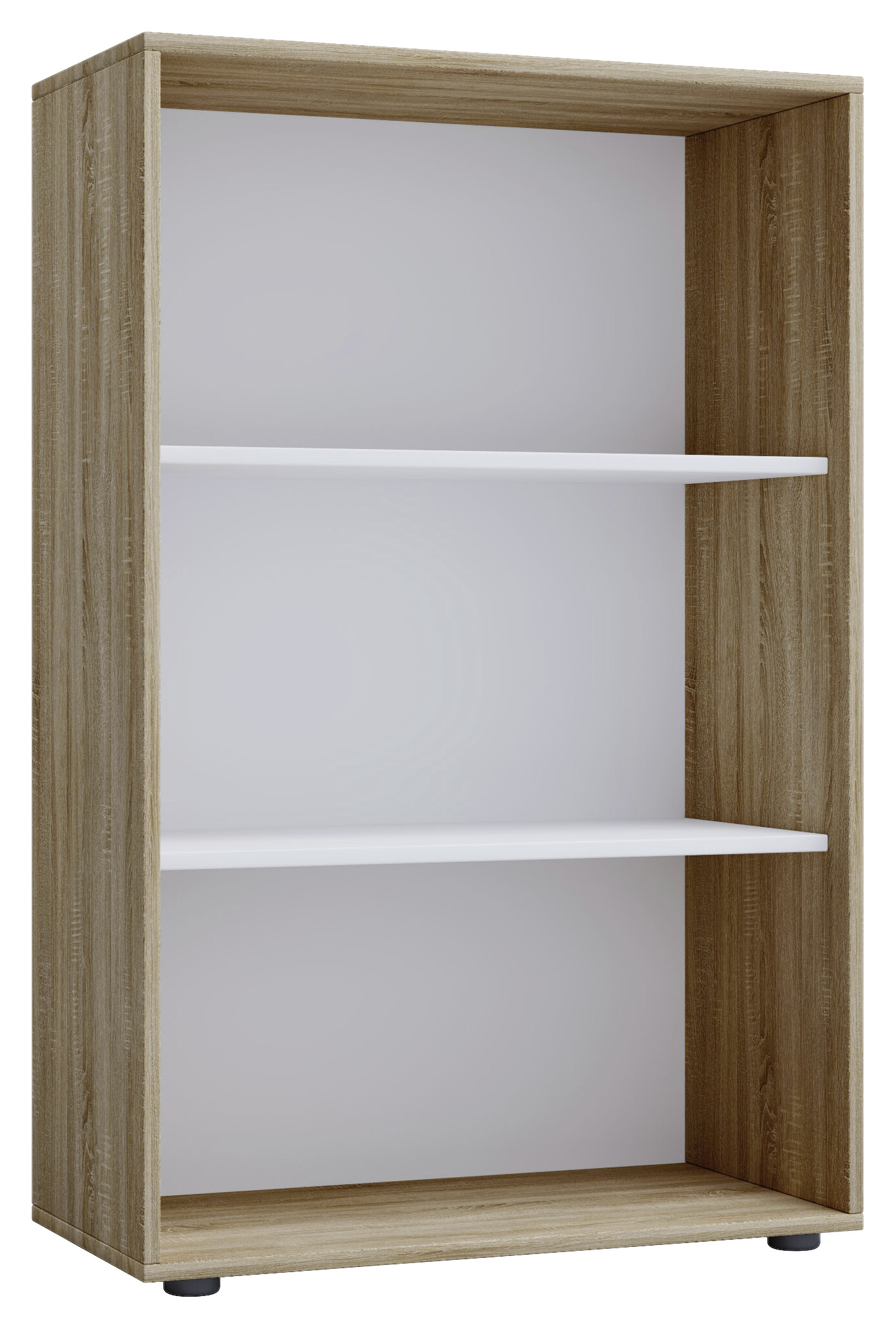 Regal Lona XL ohne Türen Eiche Sonoma Nachbildung weiß B/H/T: ca. 70x110x37 cm
