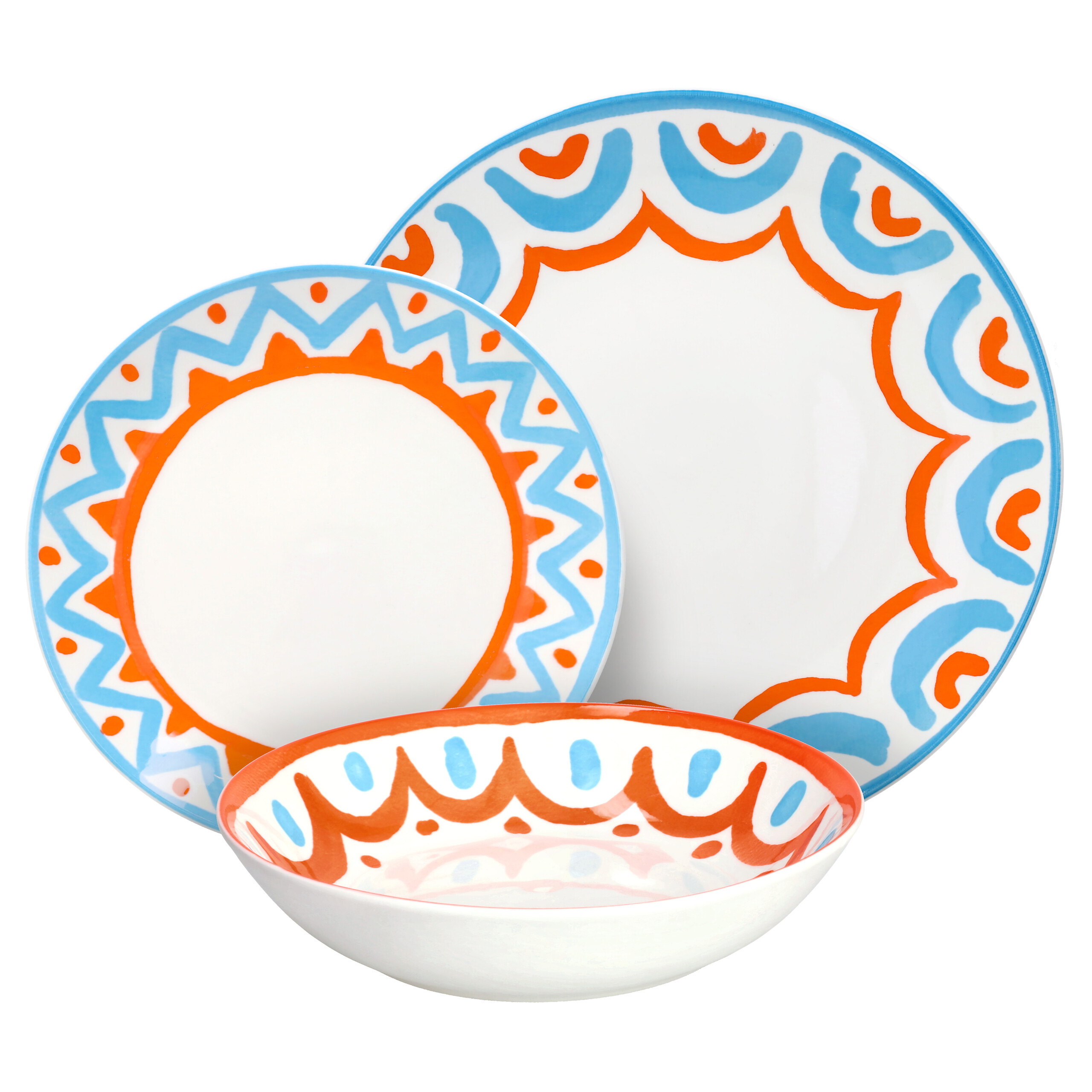 TOGNANA Tafelservice MADISON-VIETRI- mehrfarbig Porzellan 18 tlg.