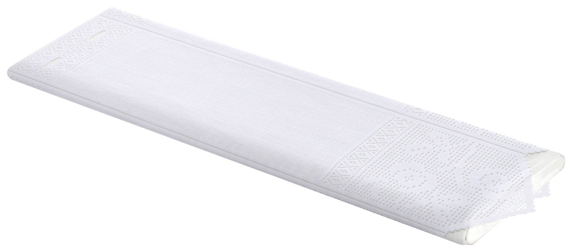 Scheibengardinen-Meterware weiß H: ca. 60 cm