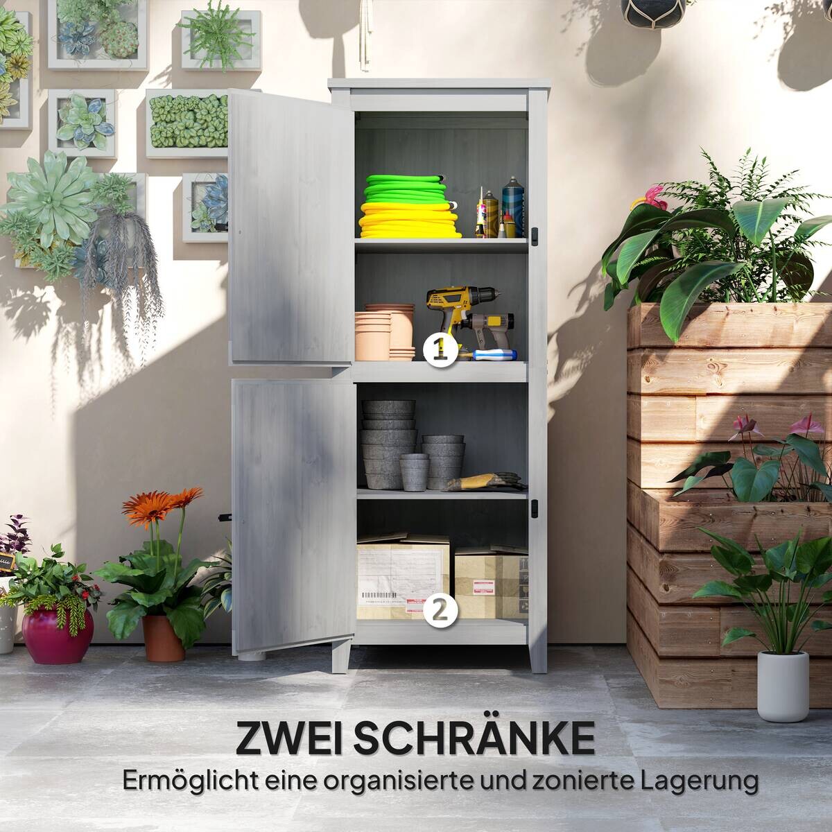 Outsunny Gartenschrank
